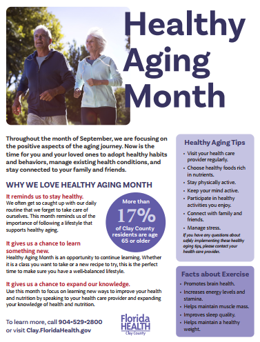 Healthy Aging Month