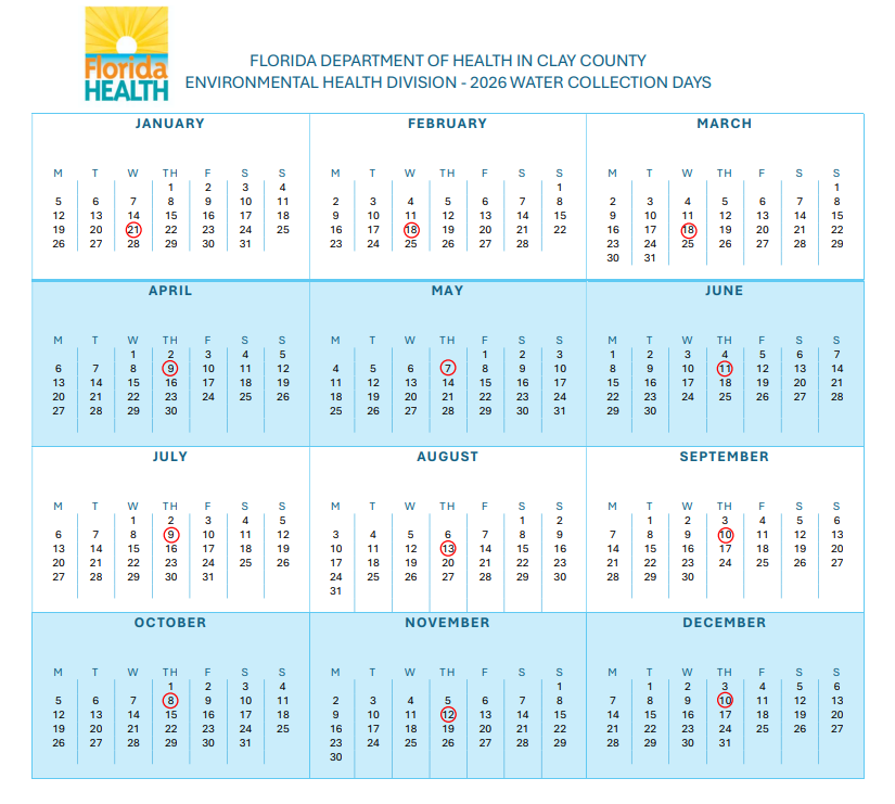 water collection days