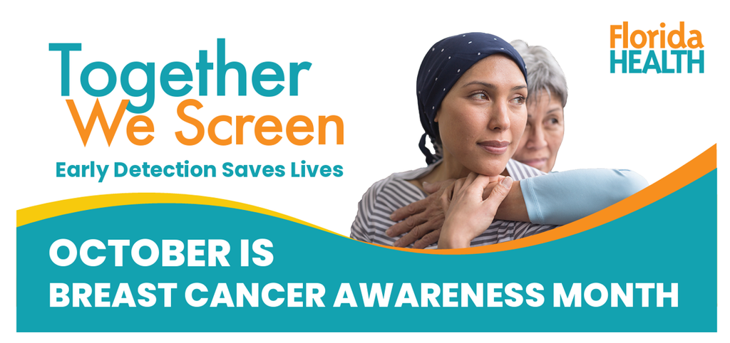 Together we screen. October is breast cancer awareness month.